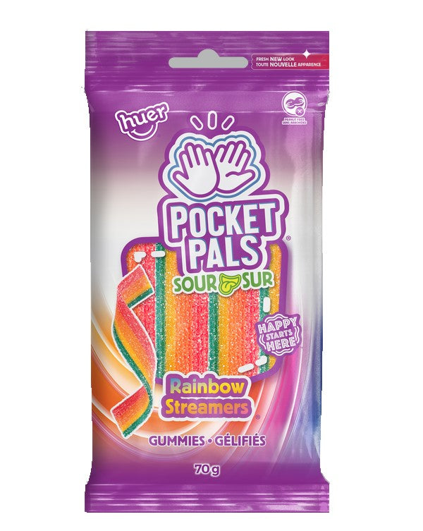 (S3-04) Huer - PEG 70g Bag - Rainbow Streamers - Sour x 12 units