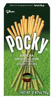 (S2-04) Box - Indonesia  - Pocky - Matcha (Geen Tea)  2.47oz (70g) x 10 Units