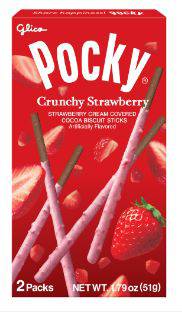 (S2-04) Indonesia - Pocky Crunchy Strawberry - 1.8oz(51g) x 1 Unit
