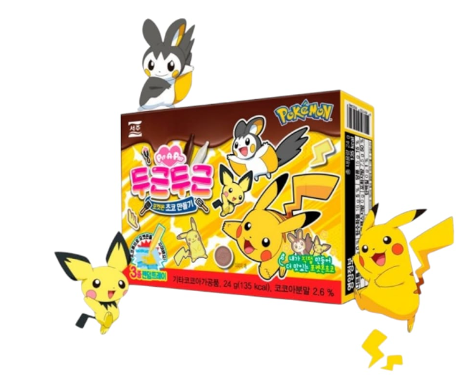 (S6-02) KOREA - SEOJU DIY - Chocolate Make A Pokemon 24g x 8 units