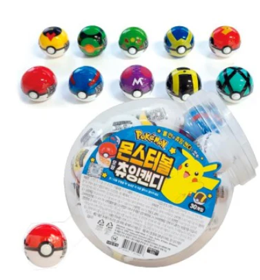 (S6-14) Tub - Pokemon Monster Jelly Ball 5g (30 Pack) x 1 Unit