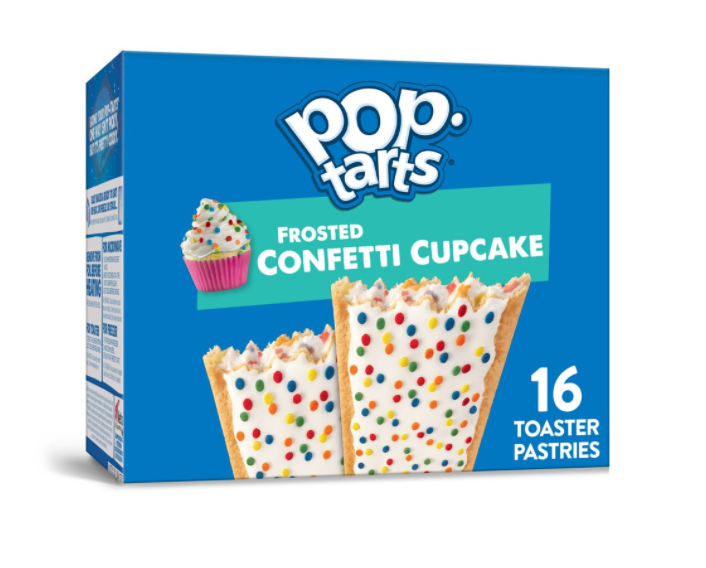 Cool - Pop Tarts - Confetti Cupcake (16 Toasters) 27oz (765g) x 1 Box (Boxes with minor damage due to shipping)