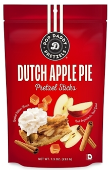 (S6-10) Us - Pretzel - Pop Daddy - Dutch Apple Pie 7.5oz (212g) x 12 Units