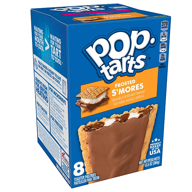 Cool - Pop Tarts - S'mores (8 Toasters) 13.50oz (384g) x 1 Box (Boxes with minor damage due to shipping)