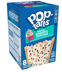 (S2-07) Box -  US - Pop Tarts - Confetti Cupcake (8 Toasters) 13.5oz (384g) x 1 Box (Boxes with minor damage due to shipping)