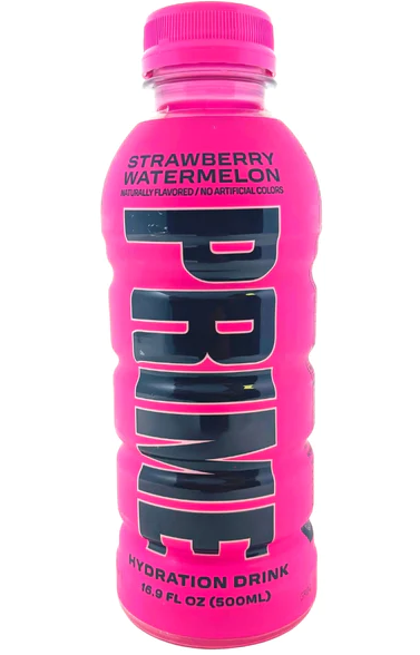 Single - Beverage - PRIME - Strawberry Watermelon 500ml X 1 unit (Buyer is responsible if drinks may leak during shipping and weather)