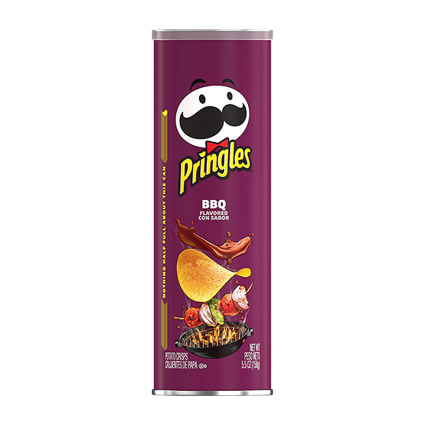 Chips - SINGLE - Pringles - BBQ Flavored 5.5oz (155g) x 1 Units