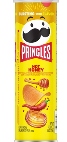(S7-01) US - Chips - Pringles - Hot Honey 5.5oz (156g) x 14 Units