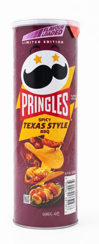 (S7-01) Case - Pringles - Spicy Texas BBQ 100g x 12 Units