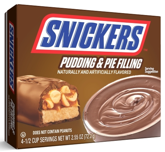 (S6-06) US- Pudding & Pie Filling Dessert Mix - Snickers 2.55oz (72g) x 12 units