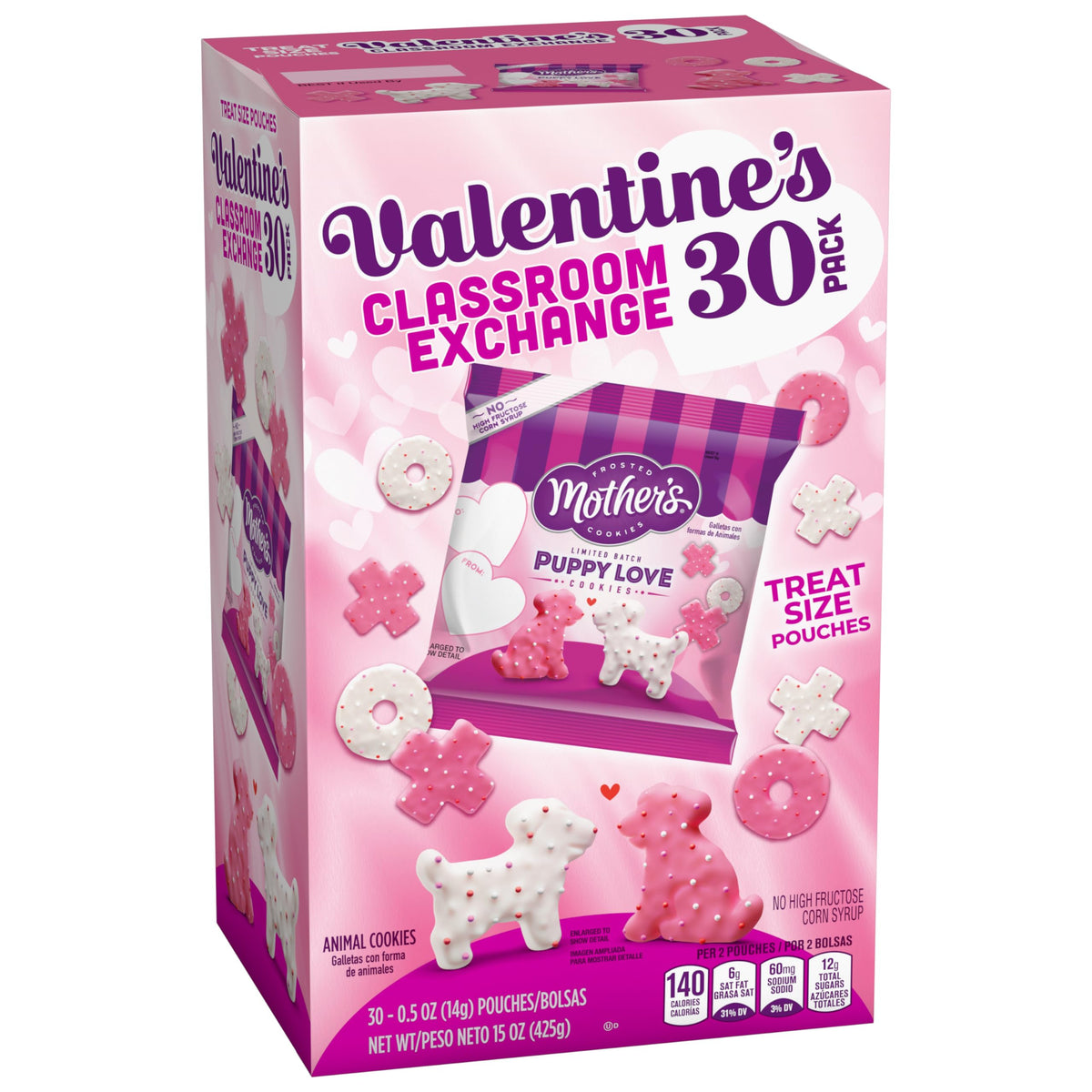 (S6-07) Classroom Exchange Mother's Puppy Love Cookies 30-Pk 15oz (425g) x 1 unit