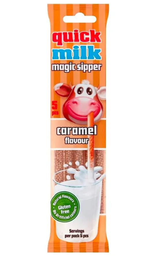 (S6-07) - Quick Milk - Magic Sipper - Caramel 30g x 20 units