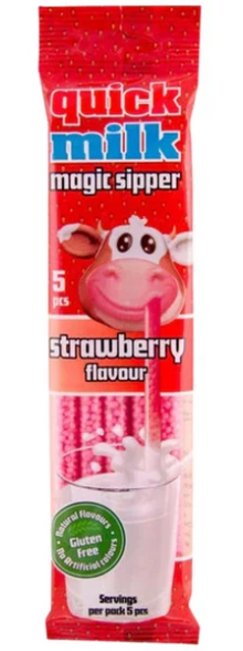 (S6-07) Quick Milk - Magic Sipper - Strawberry 30g x 20 units
