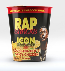 (S6-12) Bundle - US - Noodles - Rap Snacks - Hot And Spicy Chicken Ramen 2.25oz (64g) x 06 Units