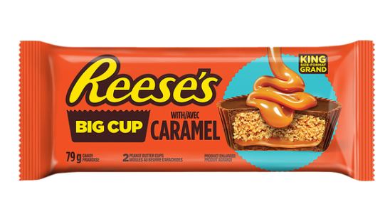 (S2-01) Reese Peanut Butter - CARAMEL BIG CUP - King Size 2.8oz (79g) x 16 units