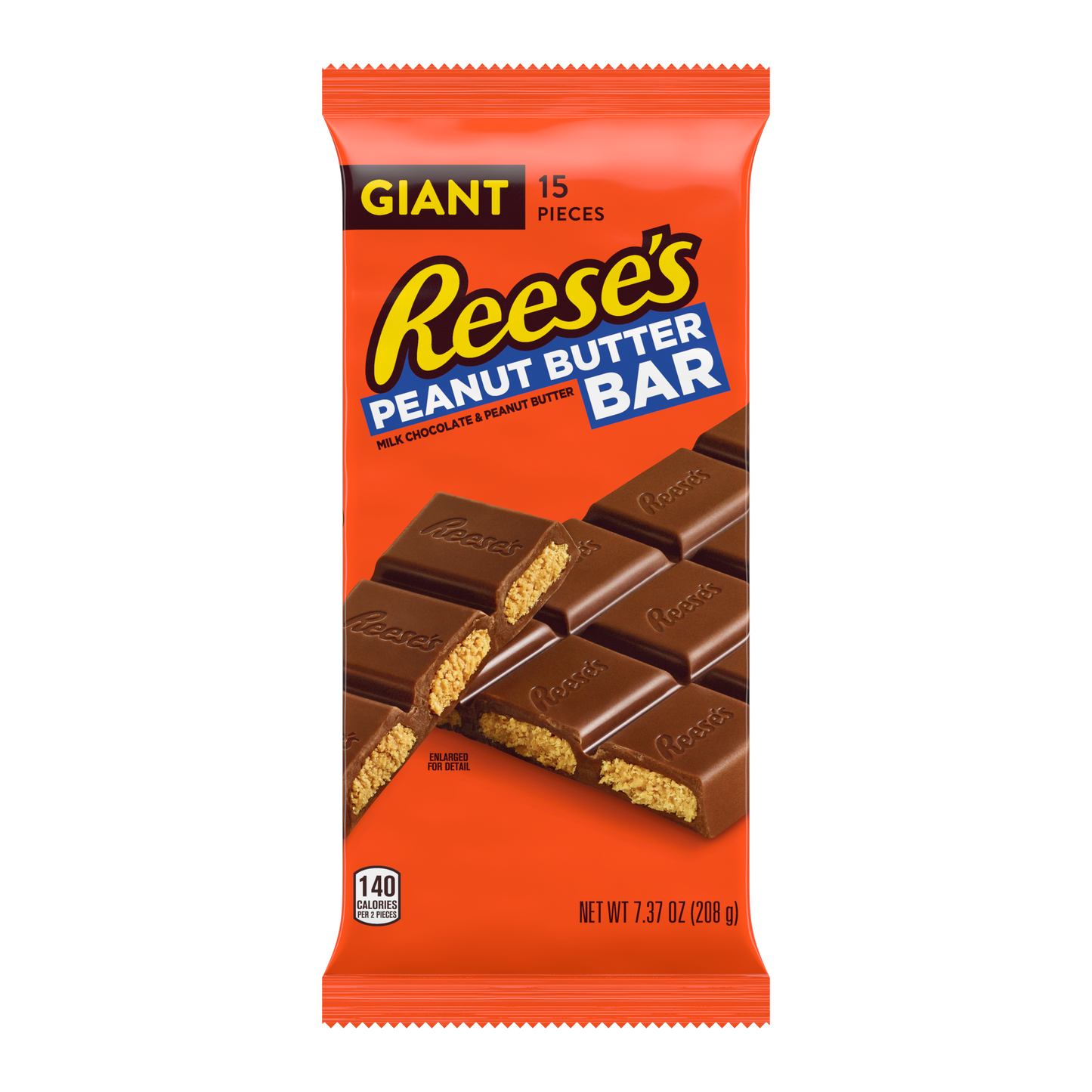 (S2-07) Box - US - Reese Peanut Butter Cup Giant Bar 7.37 oz x 12