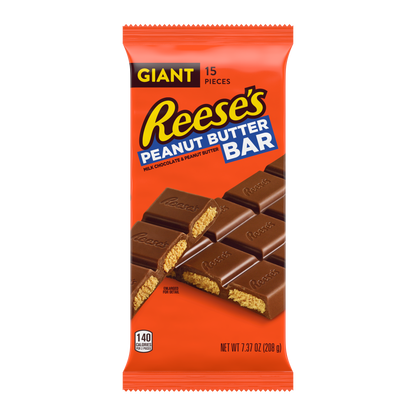 (S2-07) Box - US - Reese Peanut Butter Cup Giant Bar 7.37 oz x 12