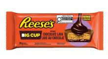 (S2-01) Box - REESE Peanut Butter Chocolate Lava BIG CUP - King Size 2.8oz(79g) x 16 Units