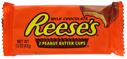 (S2-01) Reese Milk Choc Peanut Butter Cup Standard Bar 1.5oz(42g) x 36 Units