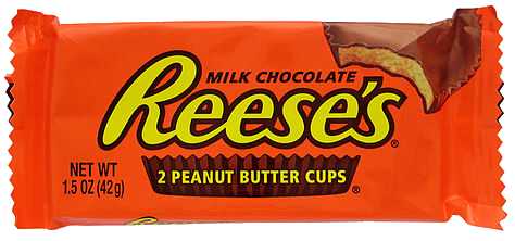 (S2-01) Reese Milk Choc Peanut Butter Cup Standard Bar 1.5oz(42g) x 36 Units
