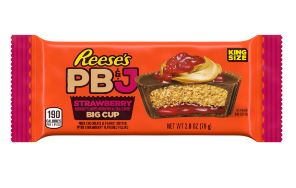 (S2-01) US - Reese's LE PB&J Strawberry Big Cup KING Size Bar - 2.8oz(79g) x 16 Units