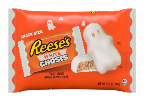 Lobby - Halloween - SINGLE - Reese White Ghosts Snack Size 10.2 oz x 1 Bag
