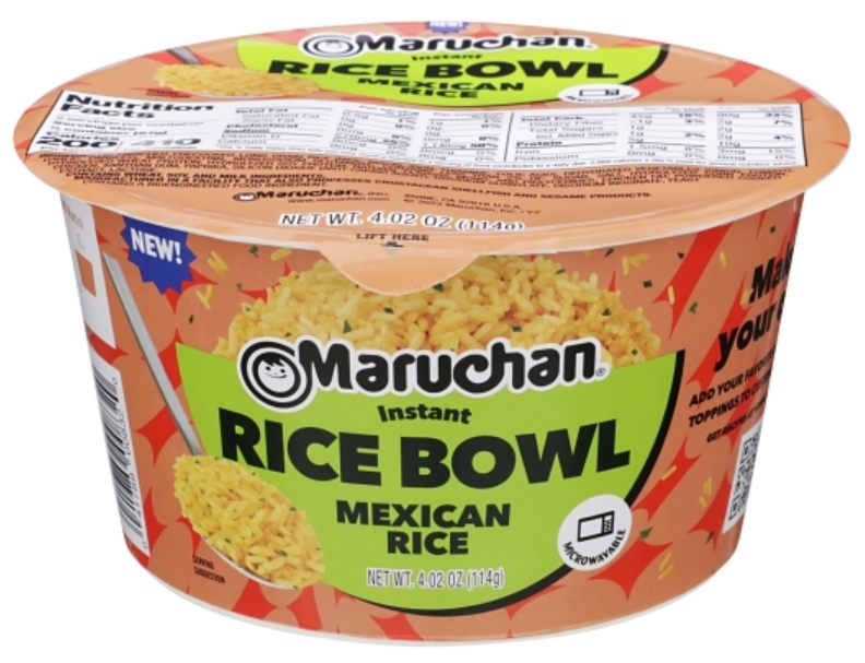 (S6-06) Us - Rice Bowl - Maruchan - Mexican Rice 4.02oz (114g) x 6 Units