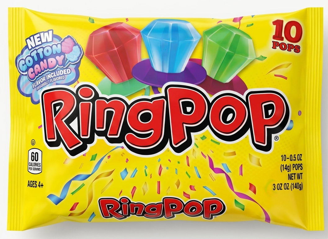 (S6-05) Ring Pop Bag - 14g x 10 pieces