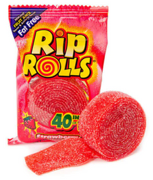 Rip Rolls - Strawberry 1.4oz (29.69g) x 24 units