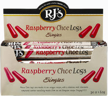 RJ Licorice Chocolate Logs - Raspberry 40g x 30 units