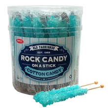 (S1-03) China - Tub - espeez - Rock Candy on a Stick - Light Blue Cotton Candy x 36 units