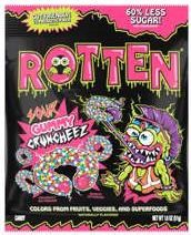 (S7-03) US - Rotten Sour Gummy Cruncheez 1.8oz (51g) x 8 Units