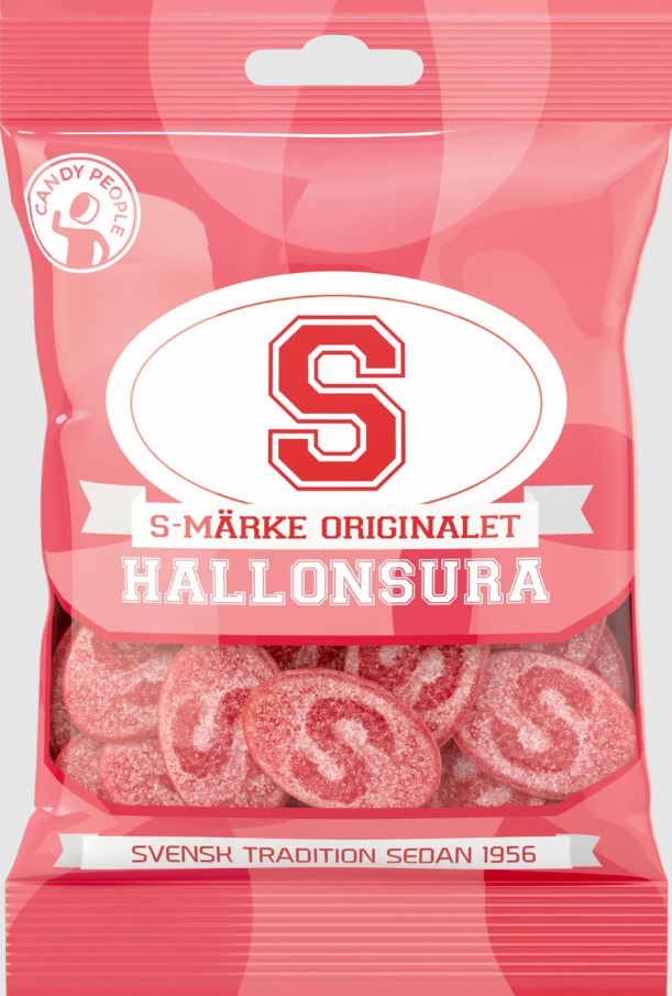 (S6-14) Sweden - S-Marke - Hallonsura 80g x 18 Units