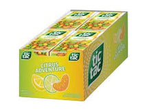 (S1 - 01) Box - Canada - Tic Tac Citrus Adventure Mints 1.7oz(49g) x 12 Units - SugarMarket.ca