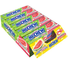 (S1 - 01) Box - TAIWAN - Hi - Chew Fruit Chews Watermelon 1.76oz x 15 units - SugarMarket.ca