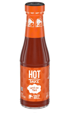 (S1 - 01) Box - US - CASE - Taco Bell - Hot Sauce 7.5oz (213g) x 6 Bottles - SugarMarket.ca