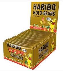 (S1 - 01) Box - US - Haribo Gold Bear - Standard Size 2 oz x 24 units - SugarMarket.ca