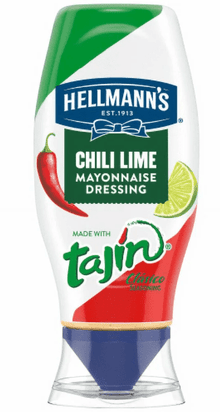(S1 - 01) Canada - Sauce - Hellmanns - Chili Lime Tajin Mayonnaise 11.5 fl oz (340ml) x 1 Bottle - SugarMarket.ca