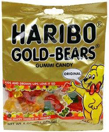 (S1 - 01) US - Haribo Gold Bears 5oz (142g) x 1 Unit - SugarMarket.ca