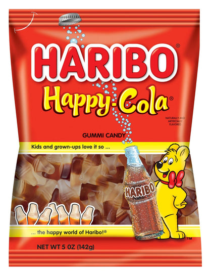 (S1 - 01) US - Haribo Happy Cola 5oz (142g) x 1 unit - SugarMarket.ca