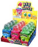 (S1 - 02) Box - CHINA - Kidsmania Big Dipper Candy Ring With Powder 12 units - SugarMarket.ca