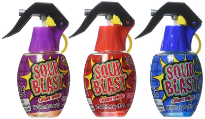 (S1 - 02) Box - CHINA - Kidsmania Sour Blast Candy Spray x 12 units - SugarMarket.ca