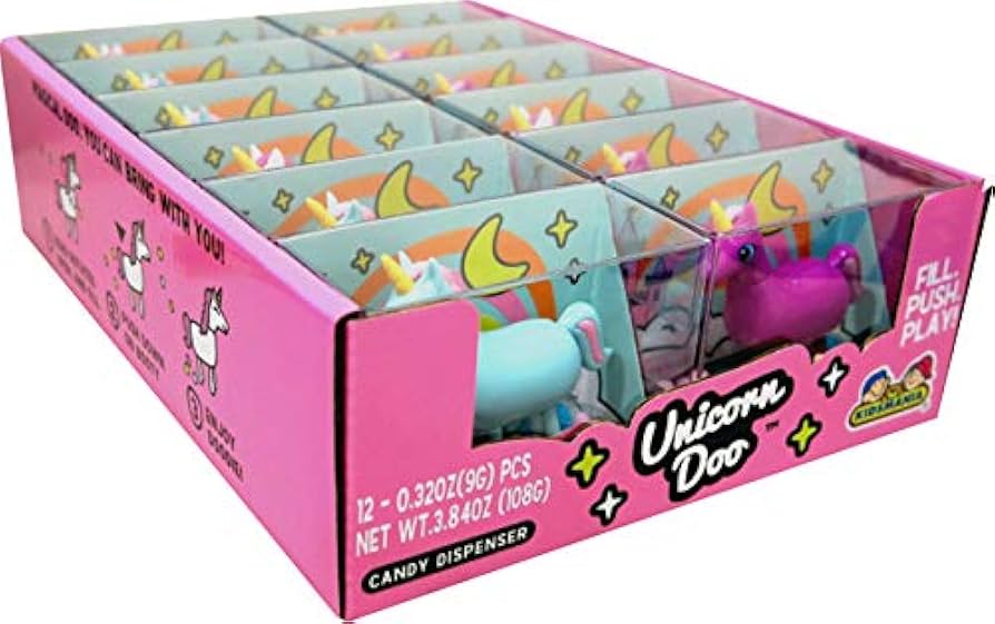 (S1 - 02) Box - CHINA - Kidsmania Unicorn Doo x 12 units - SugarMarket.ca