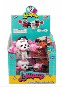 (S1 - 02) Box - Kidsmania - Lollipup 10g x 12 Units - SugarMarket.ca