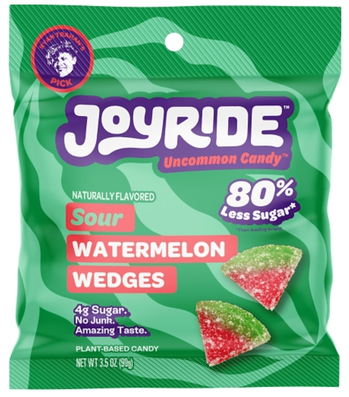 (S1 - 02) Box - Mexico - Joyride - Watermelon Wedges - Sour 3.5oz (99g) x 10 pouches - SugarMarket.ca