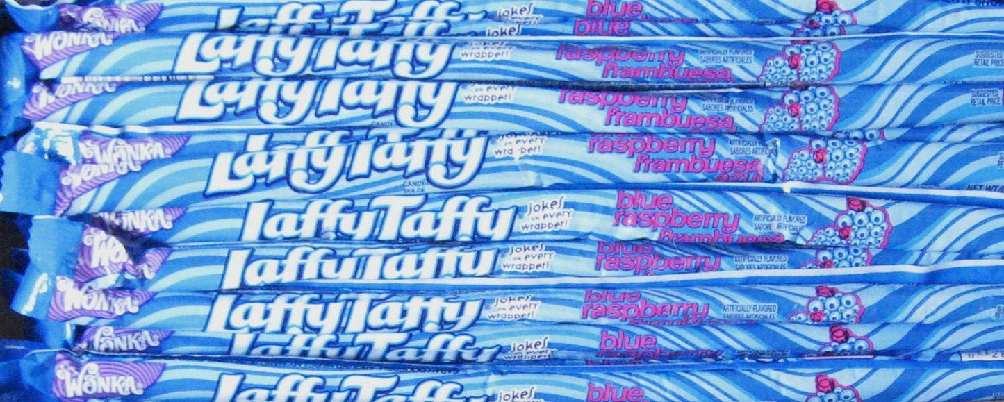 (S1 - 02) Box - MEXICO - Wonka Laffy Taffy Rope - Blue Raspberry 0.81oz(23g) x 24 units - SugarMarket.ca