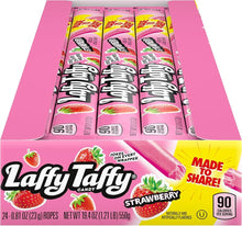(S1 - 02) Box - MEXICO - Wonka Laffy Taffy Rope - Strawberry x 24 units - SugarMarket.ca