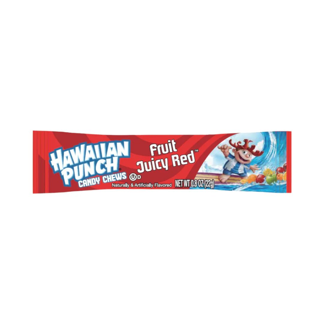 (S1 - 02) Box - US - ADAMS & BROOKS Hawaiian Punch Chews Bar - Fruit Juicy Red 0.8OZ (23G) X 36 UNITS - SugarMarket.ca