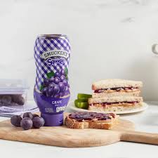 (S1 - 02) Box - US - CASE - Smucker Squeeze - Grape Jelly 20oz (566g) x 12 Bottles - SugarMarket.ca