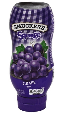 (S1 - 02) Box - US - CASE - Smucker Squeeze - Grape Jelly 20oz (566g) x 12 Bottles - SugarMarket.ca